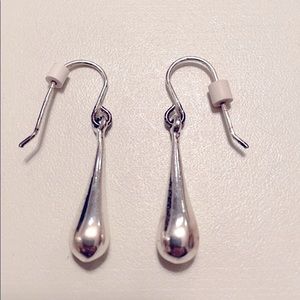 Silver Teardrop Earrings